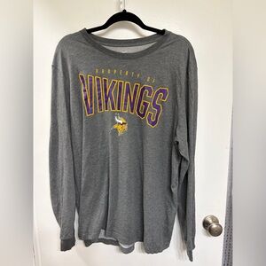 MINNESOTA VIKINGS Nike Gray Dri-FIT Tee